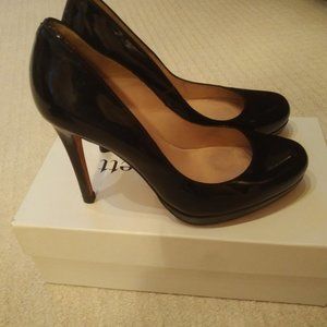 LK Bennett Sledge Pumps (Black Patent)